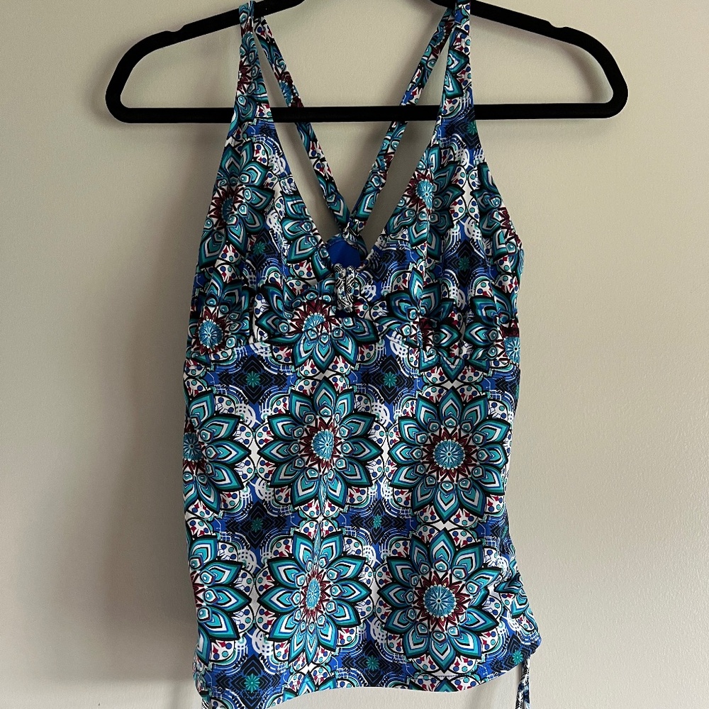 Tankini Swim top with Vintage flair